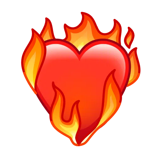 burning heart telemoji